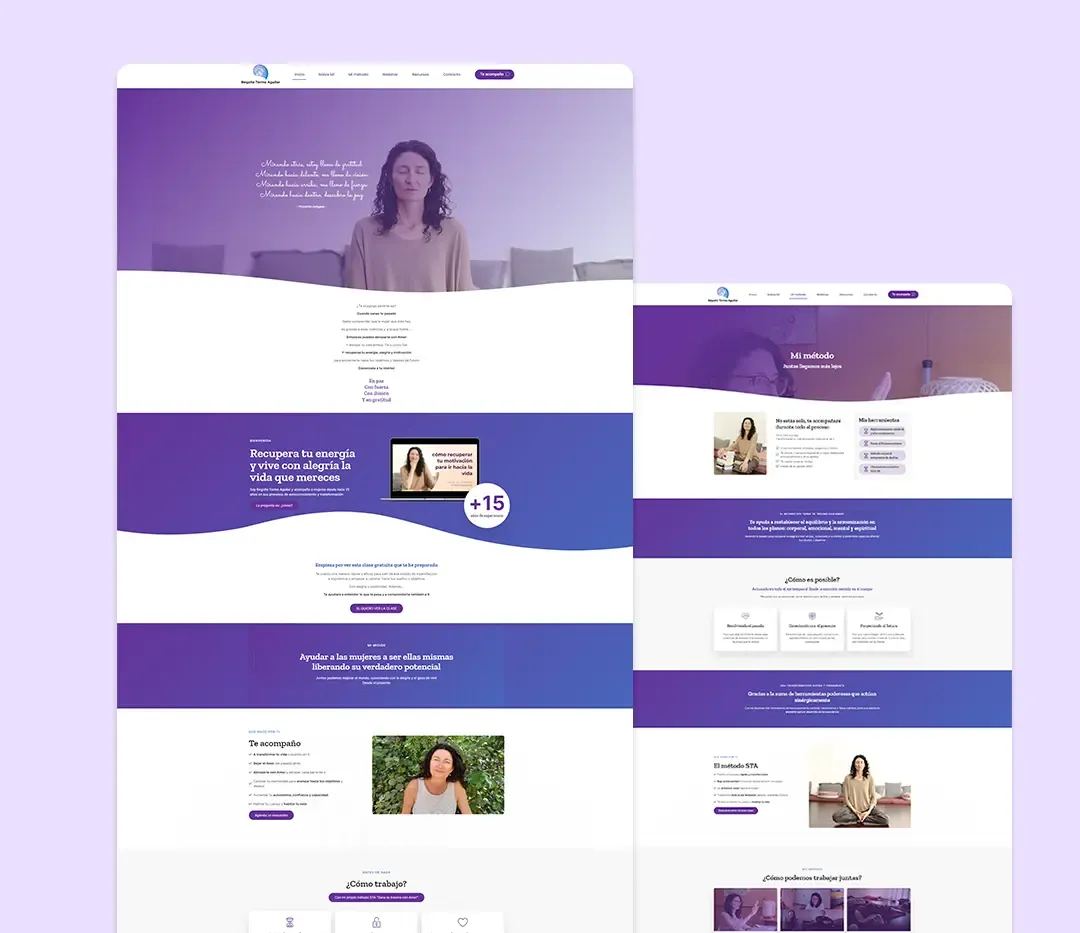 Diseño web de Begoña Tormo